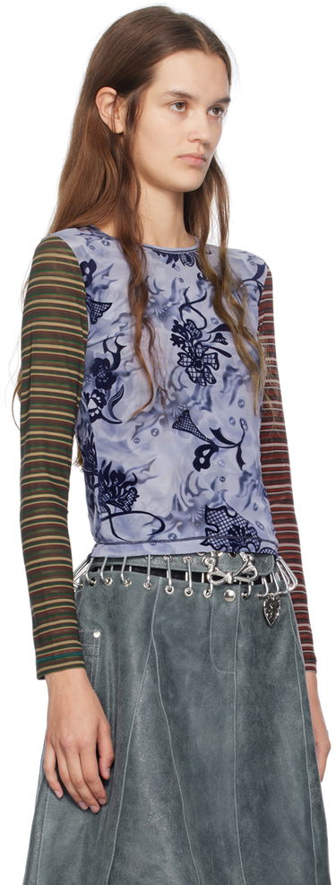 Košeľa Chopova Lowena Gail Long Sleeve T-Shirt Červená | 2252, 3