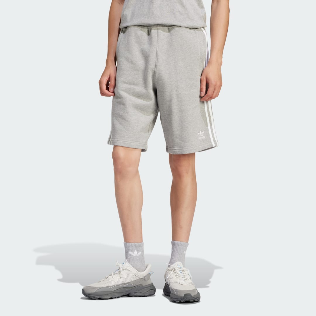 Šortky adidas Originals Adicolor 3-Stripes Shorts Šedá | IU2340, 0