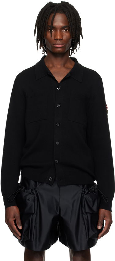 Sveter Simone Rocha Simone Rocha Knit Workwear Cardigan Čierna | VMK11B 0646, 0