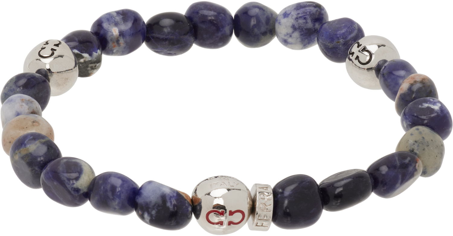 Náramok FERRAGAMO Salvatore Ferragamo Baroque Beads Bracelet Modrá | 785674, 0