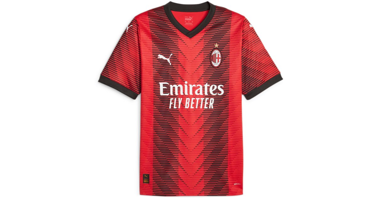 Dres Puma AC Milan 2023/24 Home Jersey Červená | 770383-01, 1