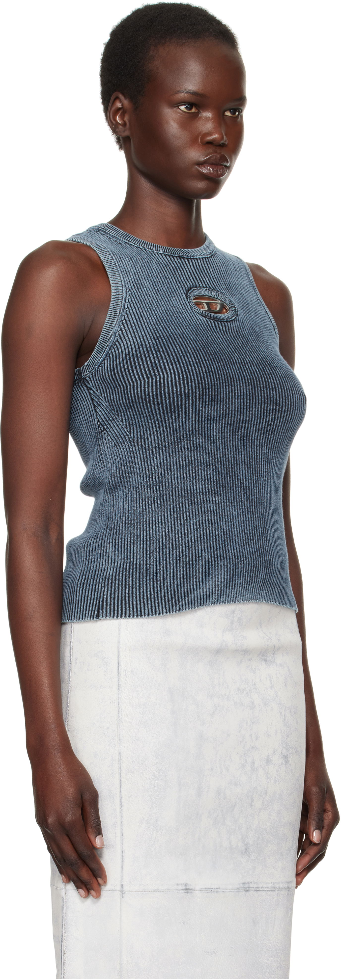 Tielko Diesel Anchor Slim-Fit Tank Top Modrá | A14817 0ANAH, 1