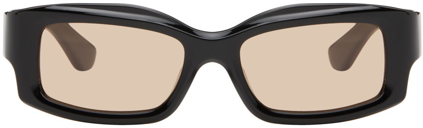 Slnečné okuliare Port Tanger Black Addis Square Sunglasses Čierna | PT-3802, 0