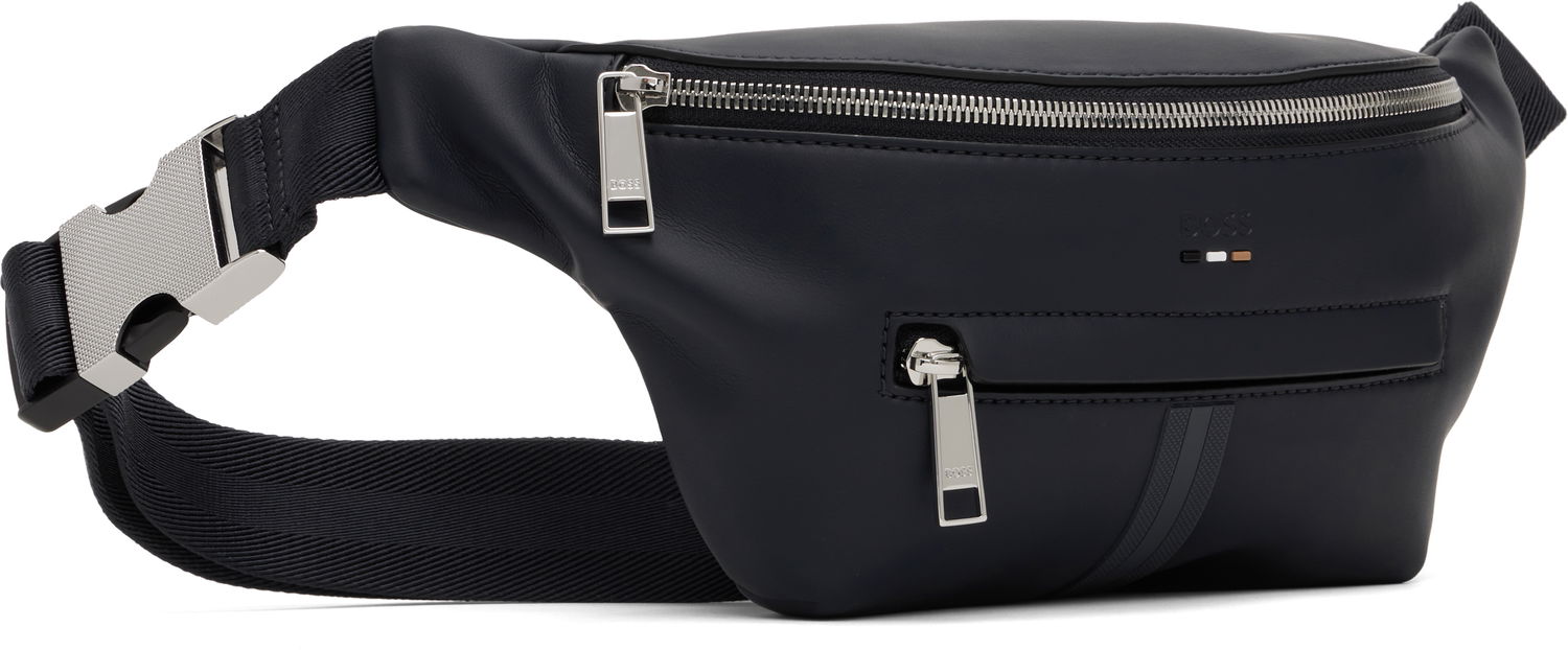 Ľadvinka BOSS BOSS Embossed-Logo Belt Bag Navy | 50540344, 1