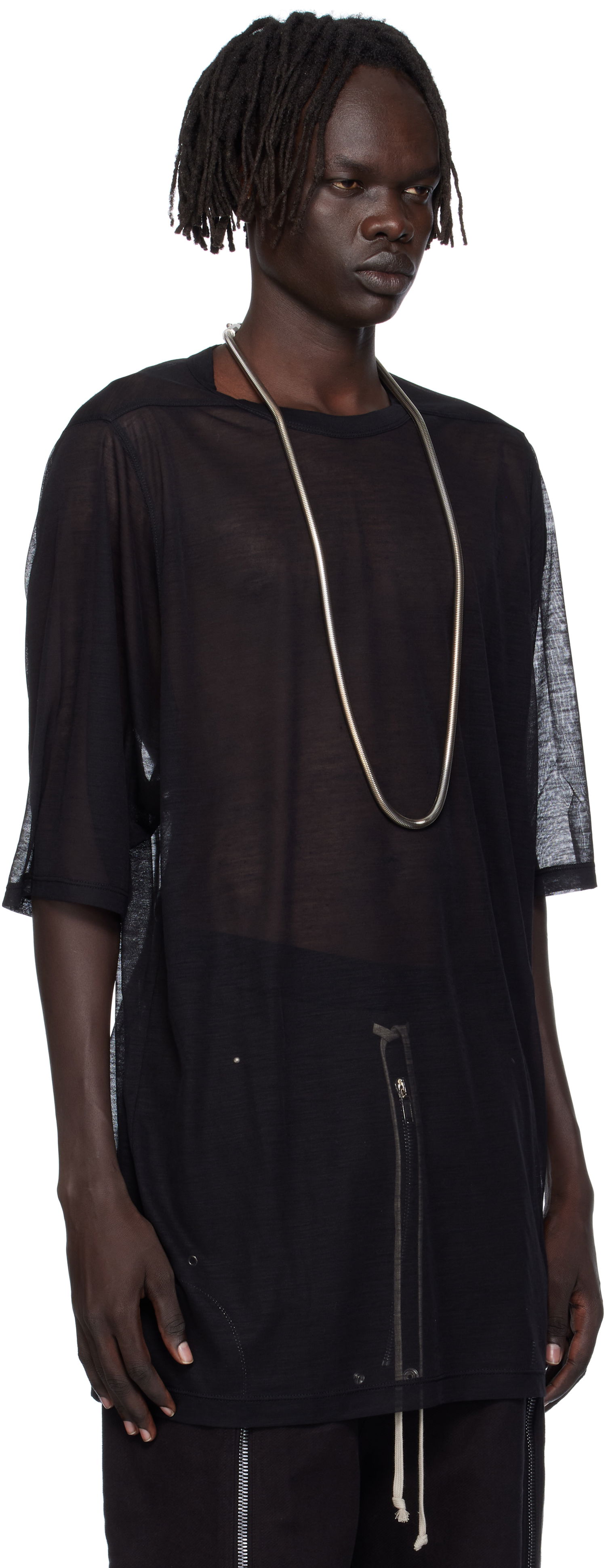 Tričko Rick Owens Rick Owens Concordians Jumbo Short Sleeve T-Shirt Čierna | RU02E1274 JWR, 1