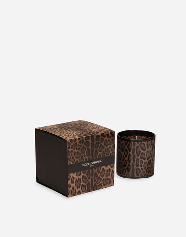 Sviečka Dolce & Gabbana Dolce & Gabbana Patchouli Leopard Print Glass Candle Hnedá | TCC159TCAG3UL026, 2