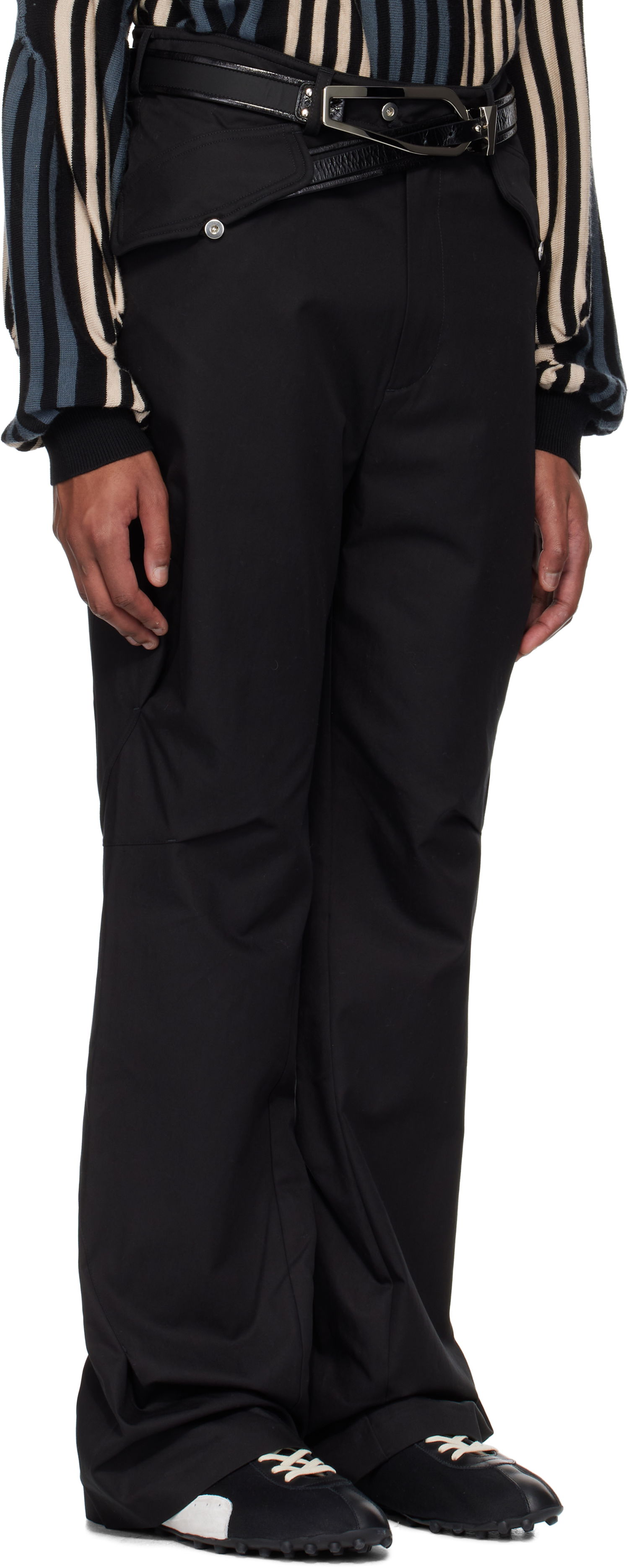 Nohavice KIKO KOSTADINOV Kiko Kostadinov Alec K-Dart Trousers Čierna | KKSS25T05-18, 1