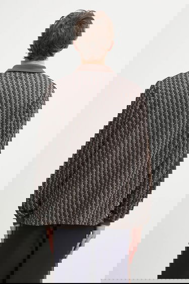 Polo tričko Puma PUMA x JJJJOUND Geometric Pattern Long-Sleeve Polo Shirt Hnedá | 635538, 2