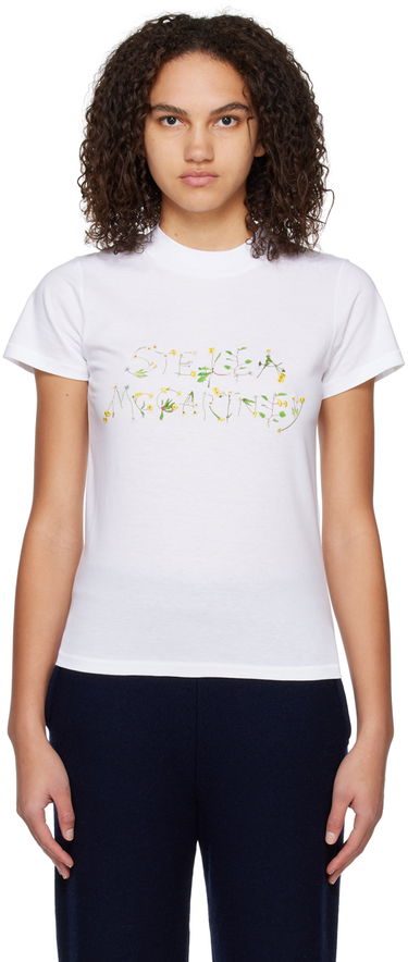 Tričko Stella McCartney Stella McCartney Dandelion Graphic T-Shirt Biela | 6J00723SPX10, 0