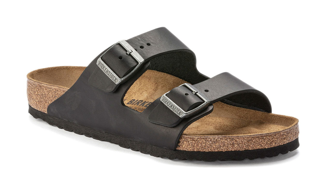 Tenisky a topánky Birkenstock Arizona Natural Leather Narrow Fit Čierna | 1023141, 1