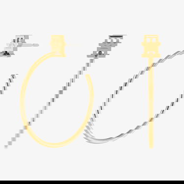 Náušnice Tommy Hilfiger Th Monogram Hoop Earrings Žltá | 2780720, 0