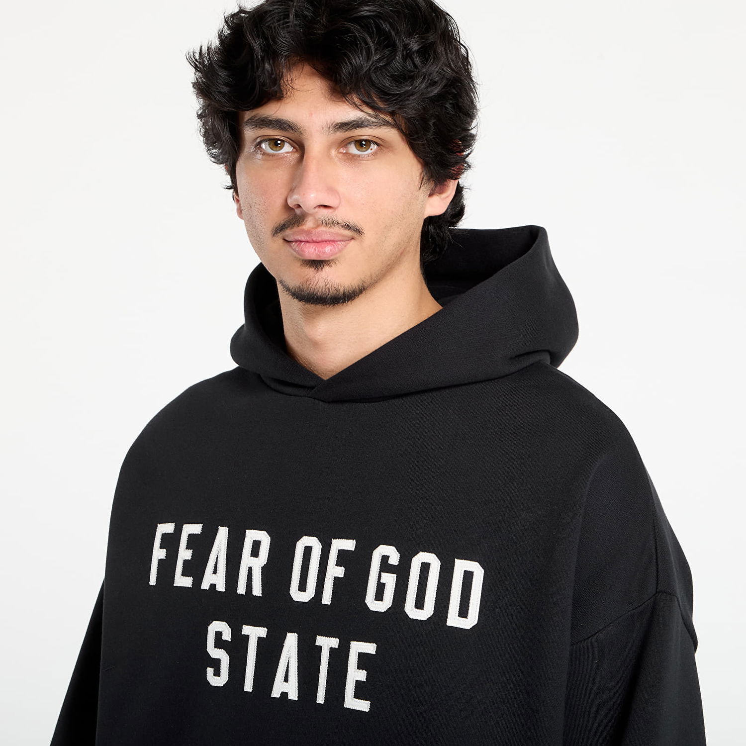 Mikina Fear of God Fear of God Essentials 90's Hoodie Čierna | 192SP256210F-861, 1