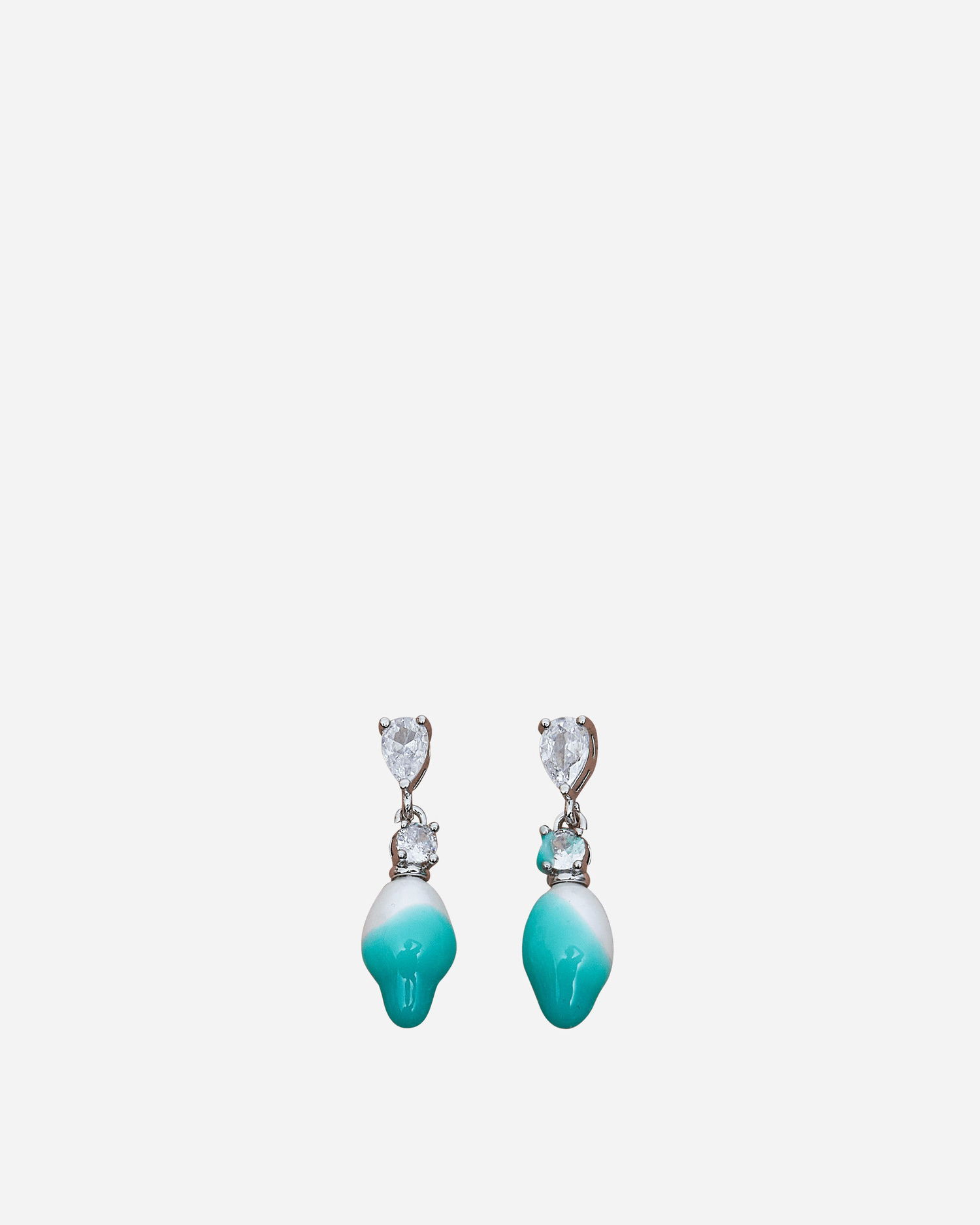 Náušnice Ottolinger Enamel Pearl Drop Earrings Tyrkysová | 2501210 GREEN, 1