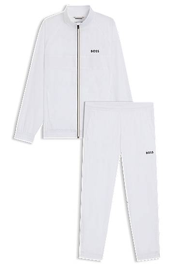 Súprava BOSS BOSS Water-Repellent Tracksuit Biela | 50541286, 0