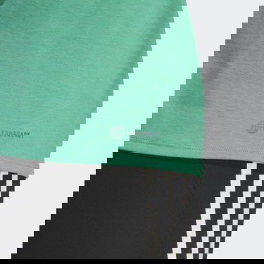 Tričko adidas Performance Train Icons 3-Stripes Tyrkysová | HS2360, 4