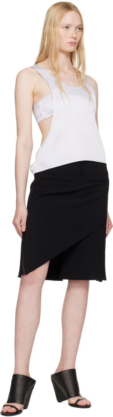 Sukňa Courrèges Courrèges Infinity Pleats Miniskirt Čierna | 225CJU262PL0159, 3