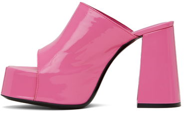 Tenisky a topánky BY FAR Brad Patent Leather Platform Sandals Ružová | 23SSBRAMLPPP, 2
