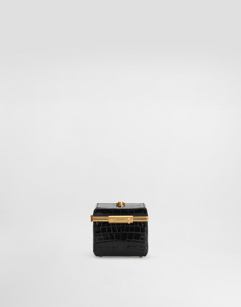 Taška cez rameno Dolce & Gabbana Dolce & Gabbana Eva Box Shoulder/Crossbody Bag Čierna | BB7772A2R0880999