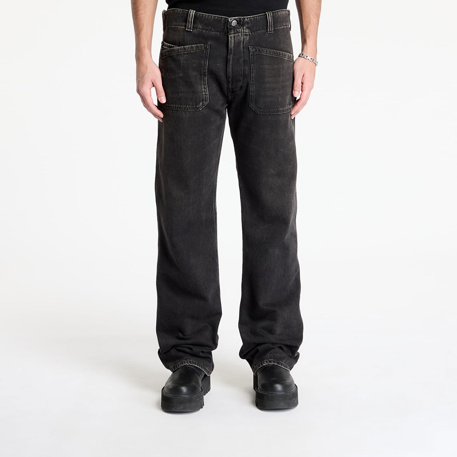 Džínsy Diesel Diesel D-Moorix Jeans W32/L34 Čierna | MOORIX_09J96 Black/ Blue, 0