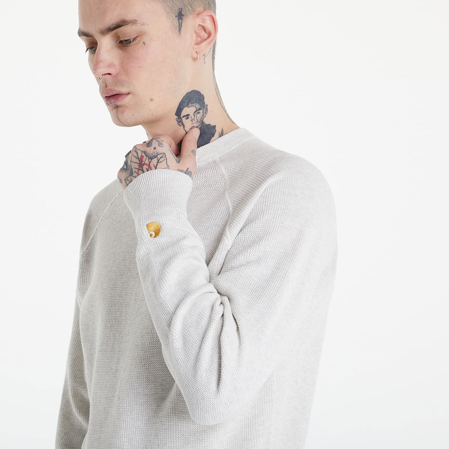 Sveter Carhartt WIP WIP Chase Sweater Biela | I028581.00JXX, 0