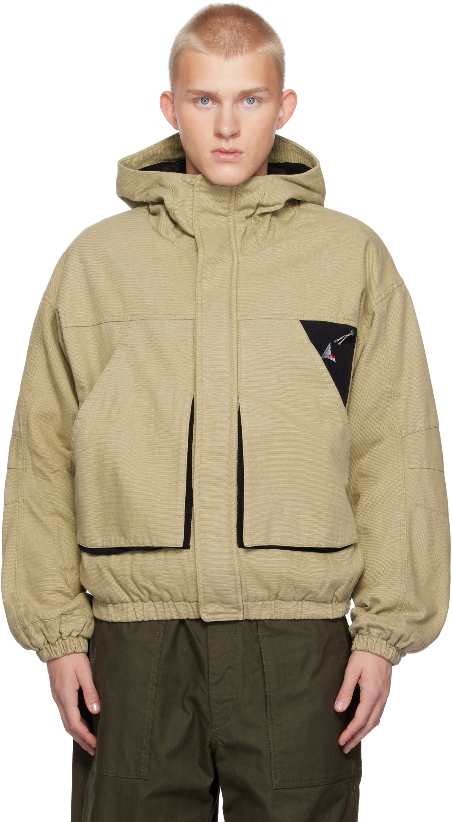 Bunda ROA Canvas Cotton Jacket Béžová | RBMW0336FA243, 0