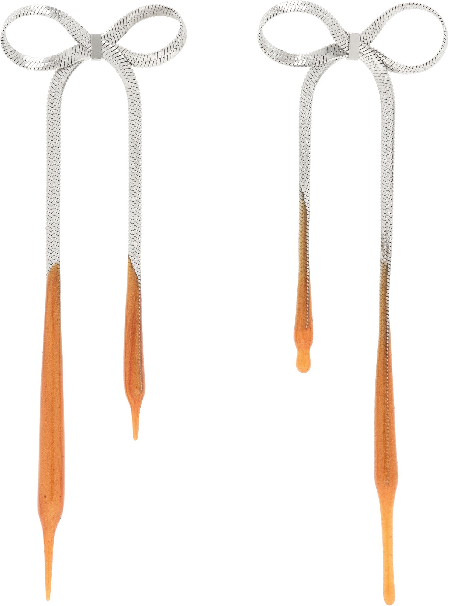 Náušnice Ottolinger Ottolinger Laced Bow Earrings Oranžová | 12590032502, 0