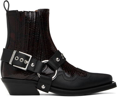 Doplnky GANNI GANNI Low Cut Western Chelsea Boots Čierna | S2855, 0