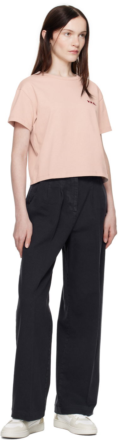 Nohavice A.P.C. A.P.C. Tressie Wide-Leg Trousers Čierna | COGZV-F08398, 3