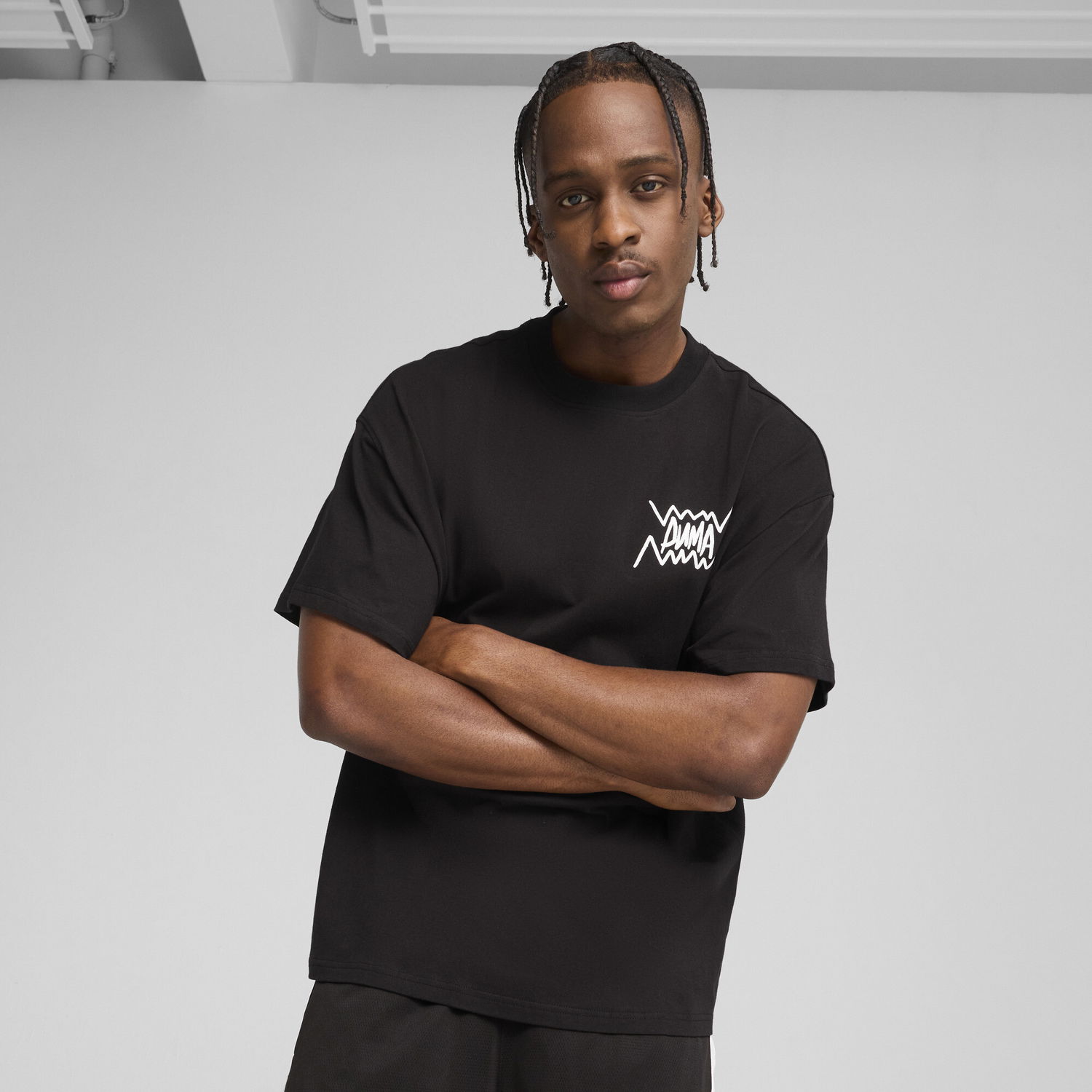 Tričko Puma Jaws Core Basketball T-Shirt Čierna | 630493_01, 0