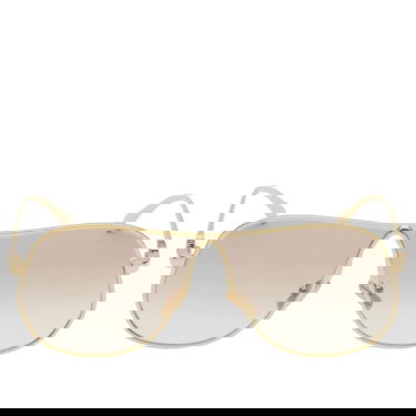 Slnečné okuliare Miu Miu Gold-tone Aviator Sunglasses with Gradient Brown Lenses Metalická | 0MU-A56S-66-5AK90L, 2