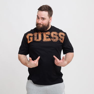 Tričko GUESS Guess Bugler T-Shirt Čierna | Z5GI15I3Z14-JBLK, 3