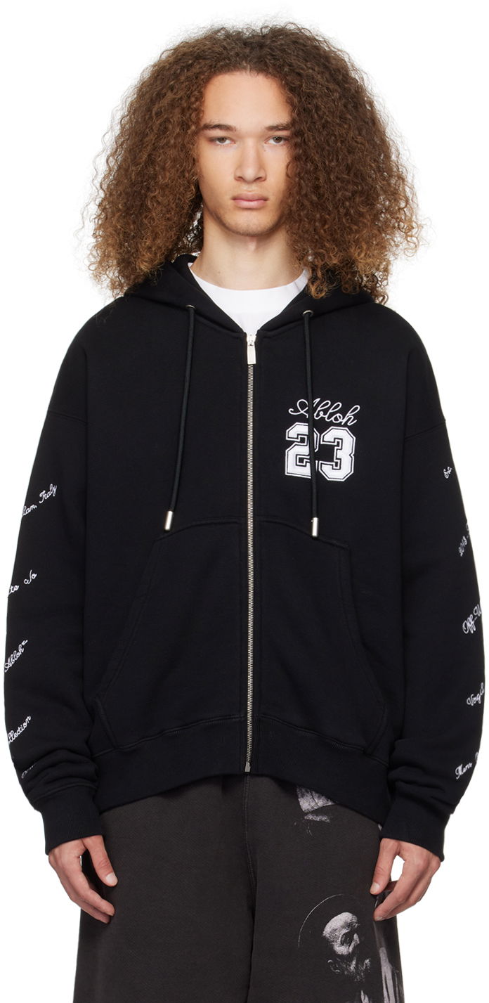 Mikina Off-White 23 Skate Hoodie Čierna | OMBE015S24FLE0041001