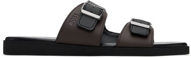 Tenisky a topánky BOSS BOSS Pin-Buckle Sandals Hnedá | 50541765, 0