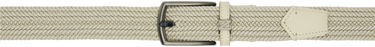 Opasok ZEGNA Braided Elastic Belt Béžová | LHTEC-B023UZ, 0