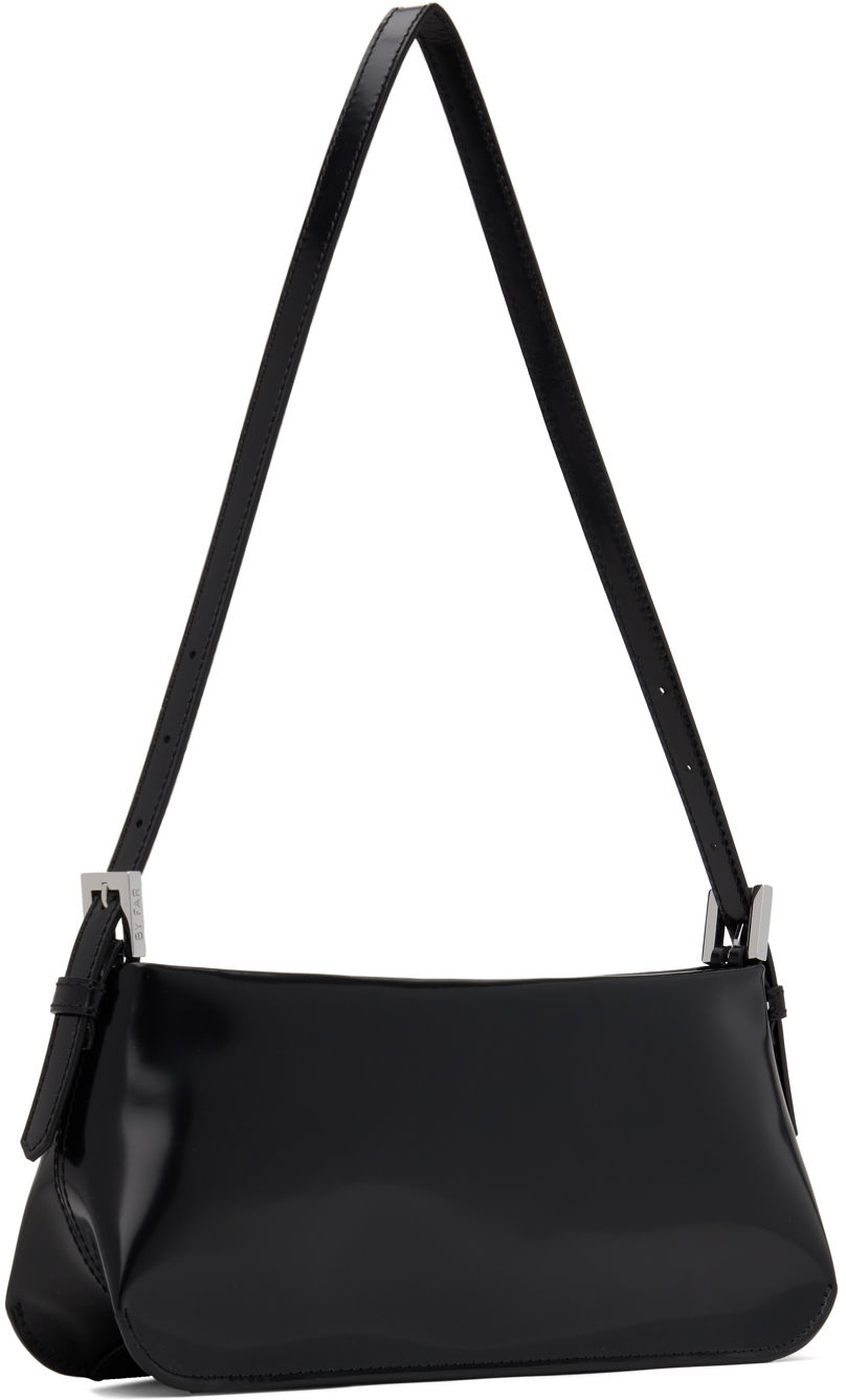 Taška cez rameno BY FAR Shoulder Patent Leather Bag Čierna | 22FWDULSBLWMED, 1