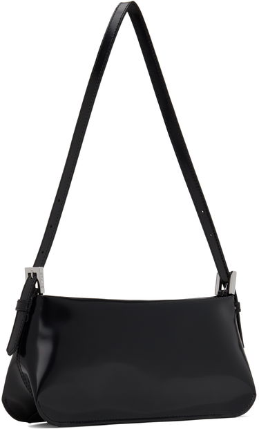 Taška cez rameno BY FAR Shoulder Patent Leather Bag Čierna | 22FWDULSBLWMED, 1
