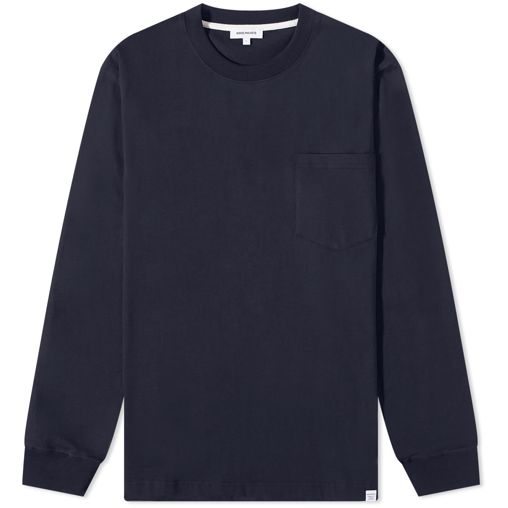 Tričko NORSE PROJECTS Johannes Standard Pocket Tee Navy | N10-0205-7004, 0