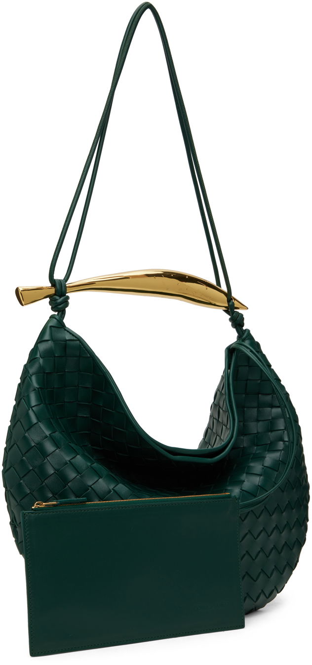 Medium Intrecciato Leather Shoulder Bag