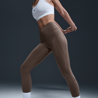 Legíny Nike Nike Universa High-Waisted 7/8 Pocket Leggings Hnedá | HQ6810-233, 2