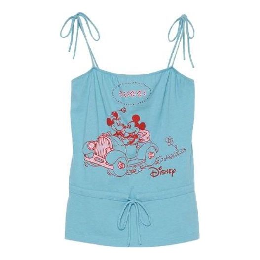 Tielko Gucci Disney Print Tank Top Modrá | 599090-XJBYB-4318