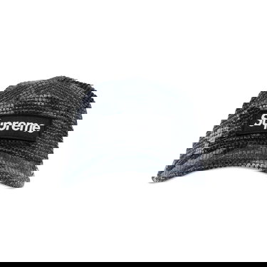 Šiltovka Supreme Camo Grid Velvet Camp Cap Čierna | FW22H22 BLACK CAMO, 1