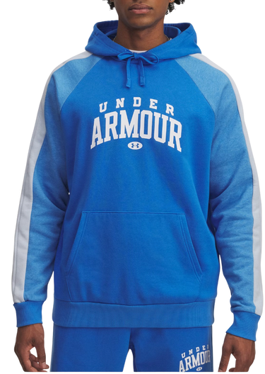 Mikina Under Armour Rival Flc CB Hoodie Modrá | 6003958-402, 0