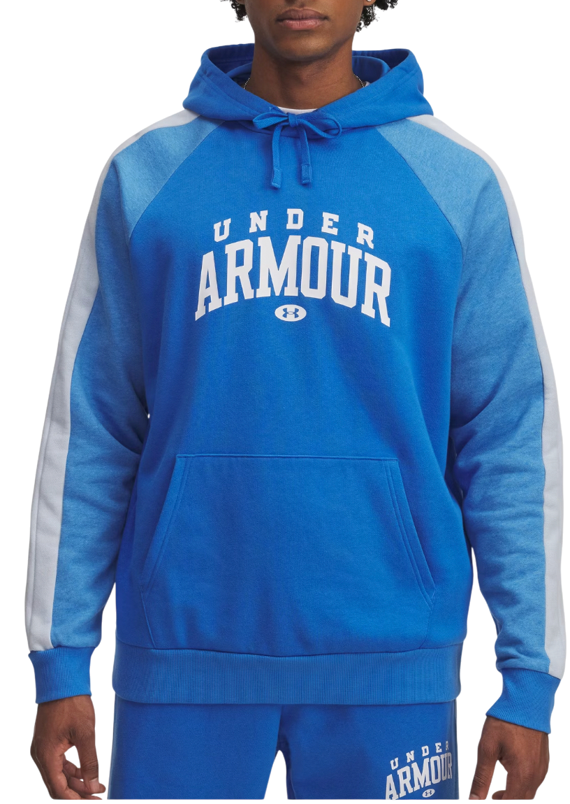 Mikina Under Armour Rival Flc CB Hoodie Modrá | 6003958-402, 0