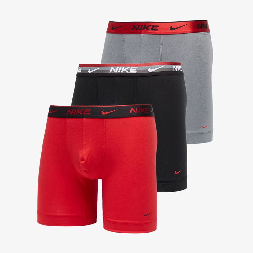 Boxerky Nike Dri-FIT Everyday Cotton Stretch Boxer Brief 3-Pack Rôznofarebný | 0000KE1007-1L9