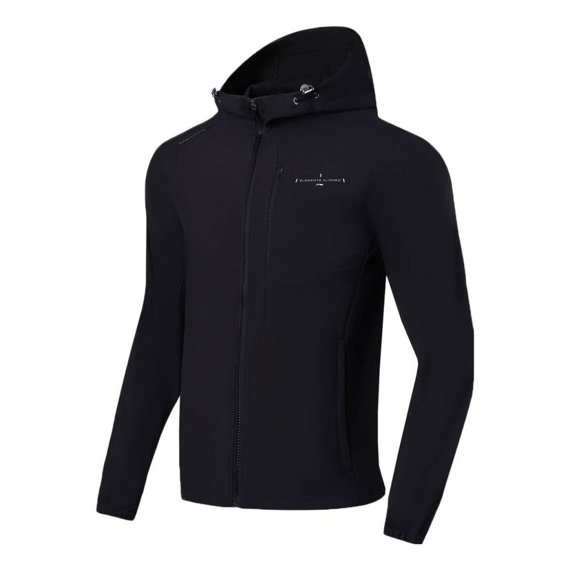 Vetrovka Li-Ning Training Windbreaker Čierna | AFDS511-1