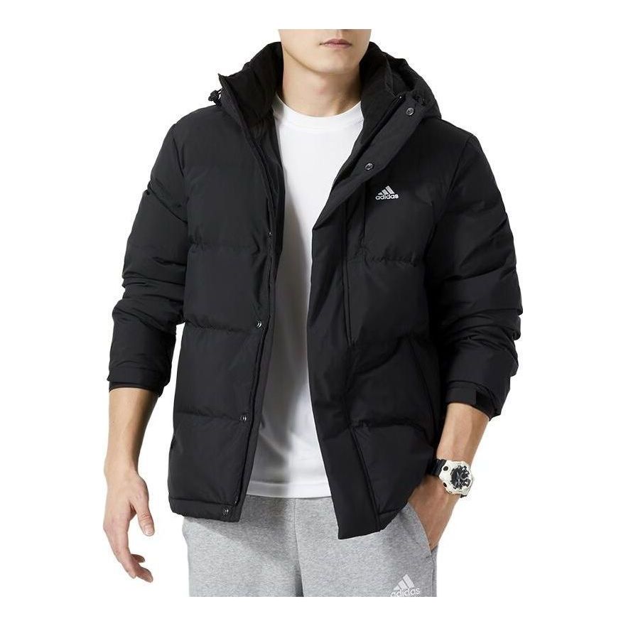 Prešívaná bunda adidas Originals Padded Hooded Jacket Čierna | IW0779, 0
