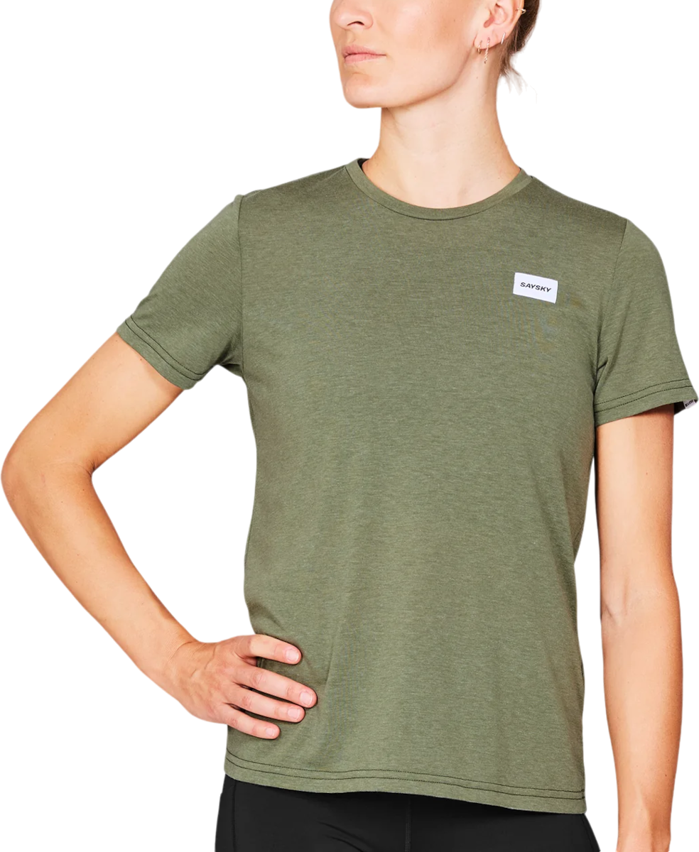 Tričko Saysky Saysky Clean Motion T-Shirt Zelené | mwrss51c3005, 0