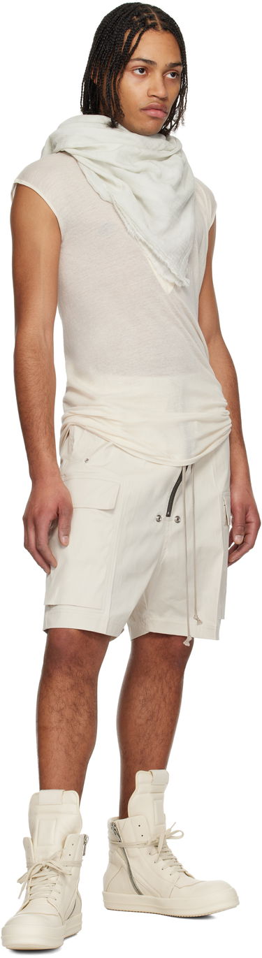 Oblečenie Rick Owens Rick Owens Hollywood Geobasket Biela | RU01E5894 LCO, 4