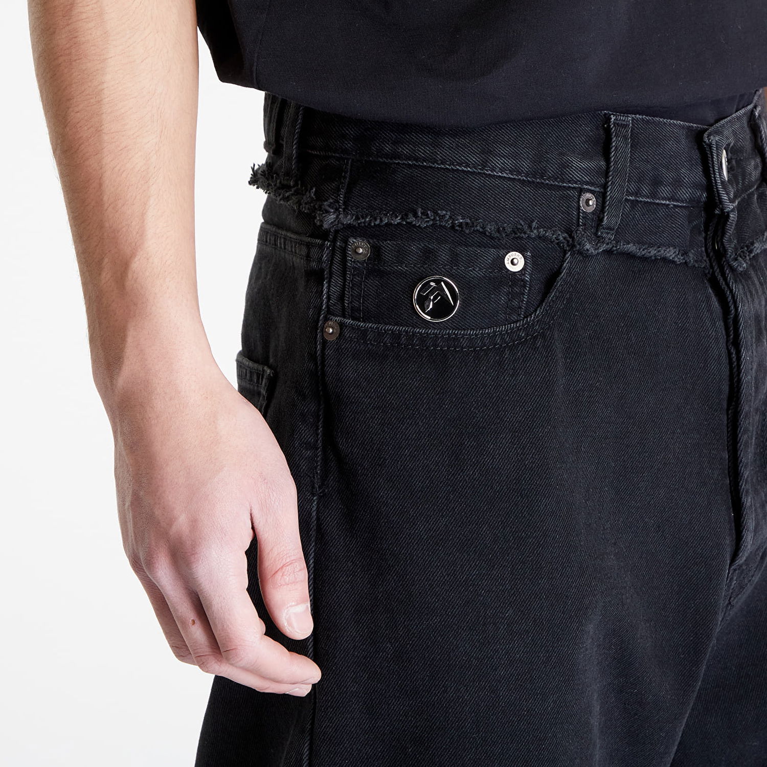 Džínsy Ambush Waist Detail Jeans Čierna | BMYB003S24DEN0011100, 1