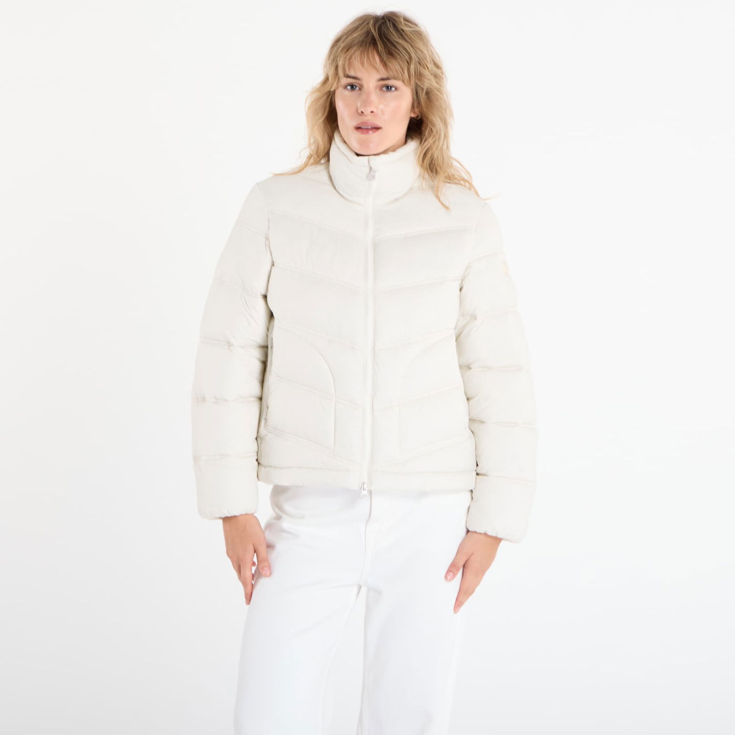Prešívaná bunda Napapijri Napapijri A-Ega Short Puffer Jacket Biela | NP0A88XDN1J1, 0